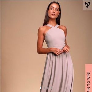 Lulus bridesmaid dress